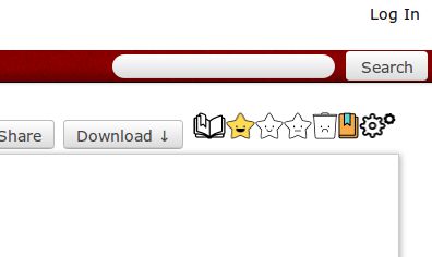 Add a chapter bookmark or change your rating while viewing an individual work.