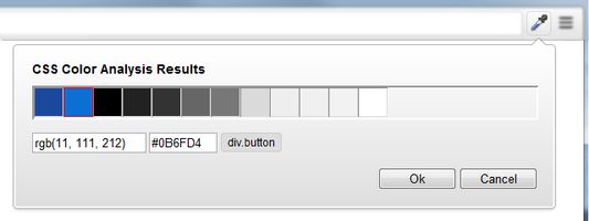 ColorZilla Page Color Analyzer