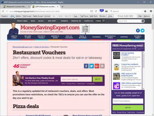 Print Edit WE - Editing [EDIT] - two elements selected