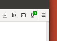 The ticker in "green" mode, where the timer keeps timing despite periods of user inactivity.  This is helpful when watching videos, for example.  Here it shows 4 minutes.