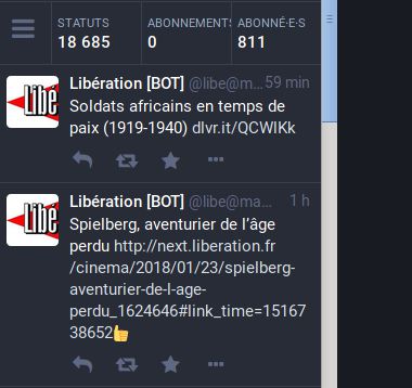 The link is expanded and clean