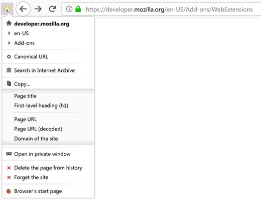Menu of UsableHomeButton 2.3