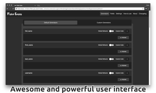 If you want to dig deeper in the extension, you will be welcomed with an amazing looking and powerful options page.