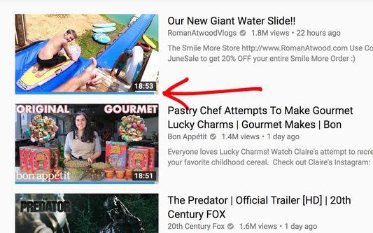 A rating bar is added to the bottom of every thumbnail.