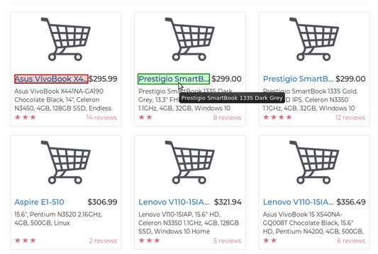 Point and click interface