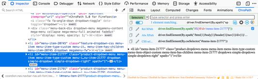 Generate relative xpath with automation command.