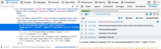 Generate relative xpath with custom attribute.