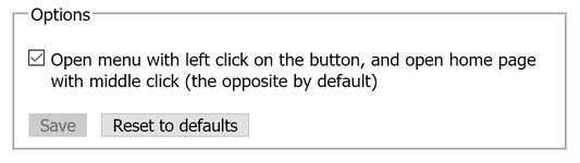 Options of UsableHomeButton 2.5