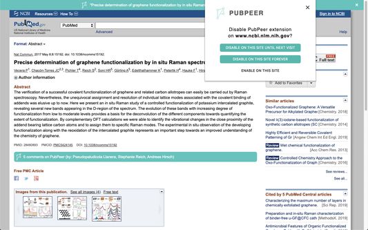 Enable/Disable the addon's functionality for the specific website on addon popup