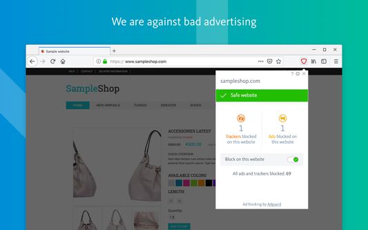 We are against bad advertising