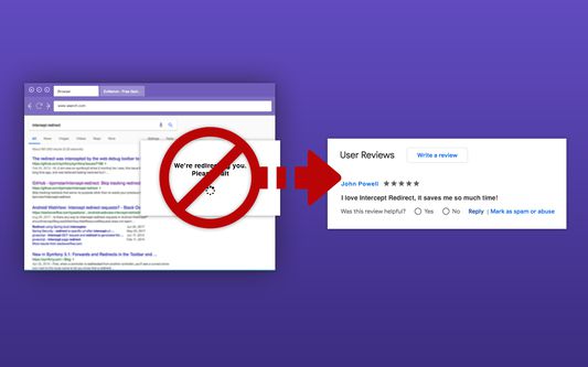 Skip tracking redirects that serve no purpose other than to waste your valuable time.