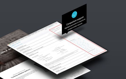 Comparison between different requests