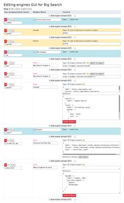 Edit Search Engines