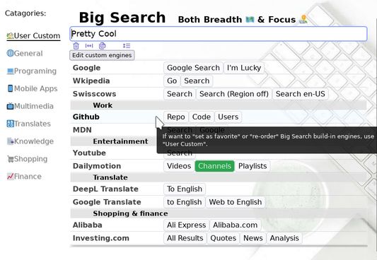 For both daily & work. Breadth & focus