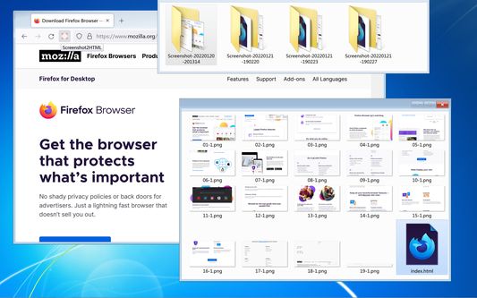 Auto-split screenshot areas, never running out of memory.