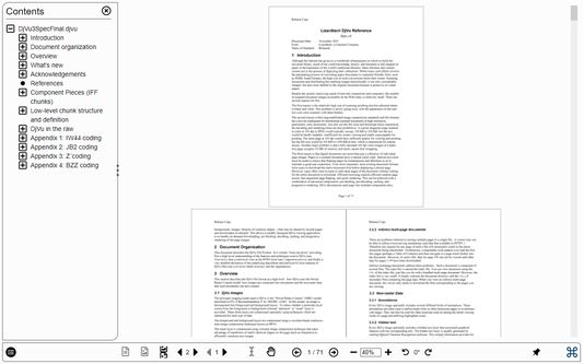 Continuous scroll mode