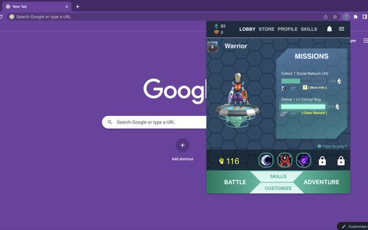 Play and check your progress anywhere