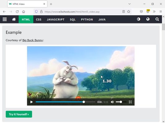 Change video playback speed.