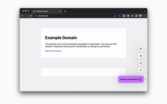 1. Start by clicking the button