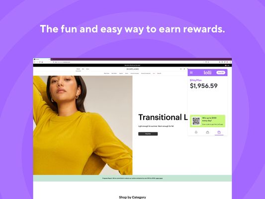 View your wallet at any time from the toolbar.