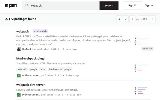 Socket provides scores for dependencies alongside NPM's own rankings so you can easily decide which package to choose from.