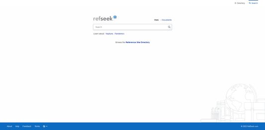 Refseek Homepage