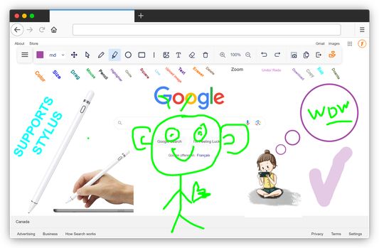 Web Marker - Menu Opened