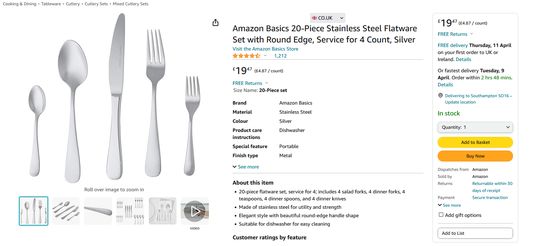 Check the same product in UK store by changing to amazon.co.uk