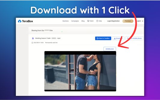 Download TeraBox Video Link with 1 Click