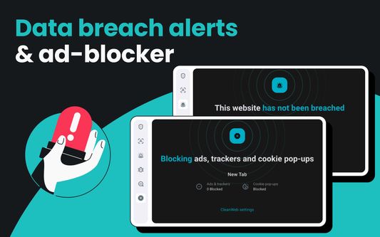 Ad-blocker and Data Breach functionality.
