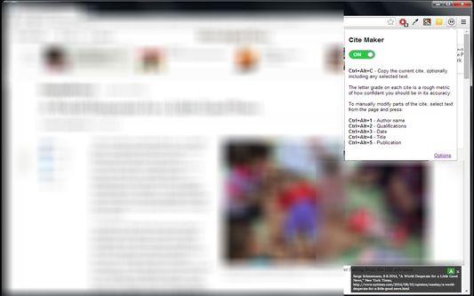 Cite Creator extension