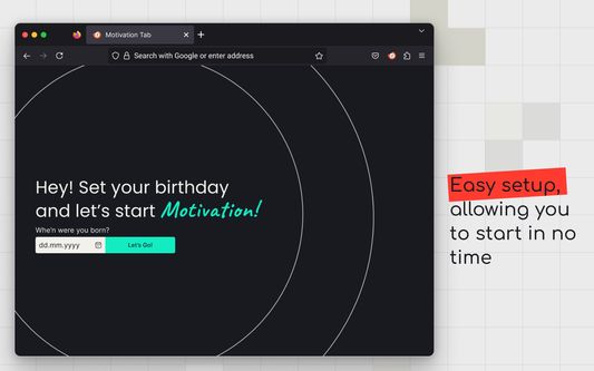 Easy setup, allowing you to start in no time