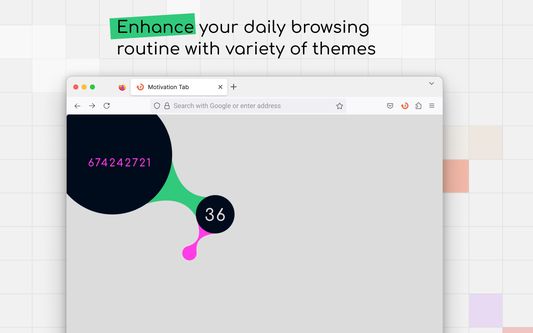 Enhance your daily browsing routine with variety of themes