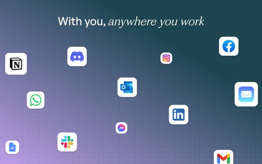 With you, anywhere you work
