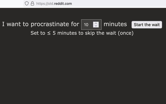 Decide how much time to spend on a website