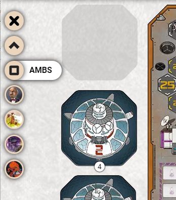 Side menu to navigate between players' boards