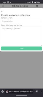 Adding a collection.