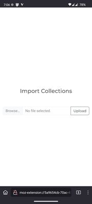 Import Page