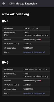 This is the pop-up that you see when opening the add-on on Firefox for Android.