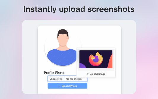 Previews screenshots and copied files