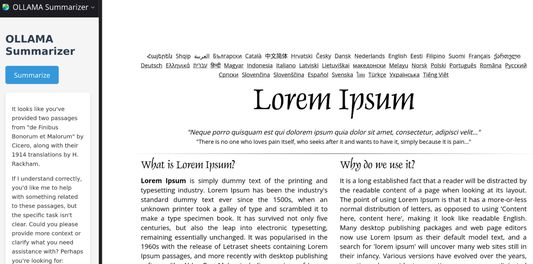 Summarizing made easy!