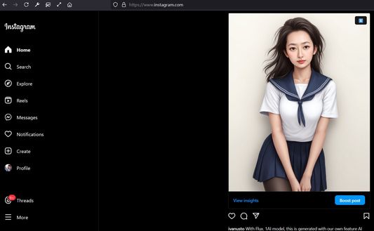 Each major image in IG page, you may choose to download.
Click the download button that appears.
