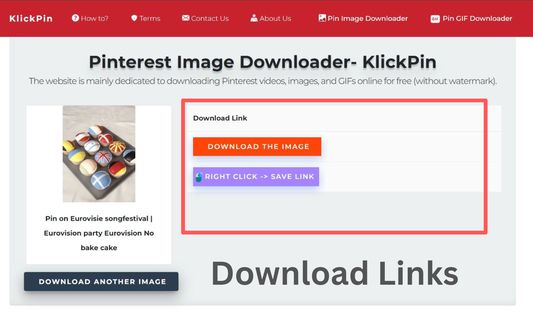 Image/GIF downloader for pinterest by klickpin