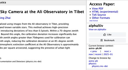 alphaXiv box in the right sidebar on arXiv paper