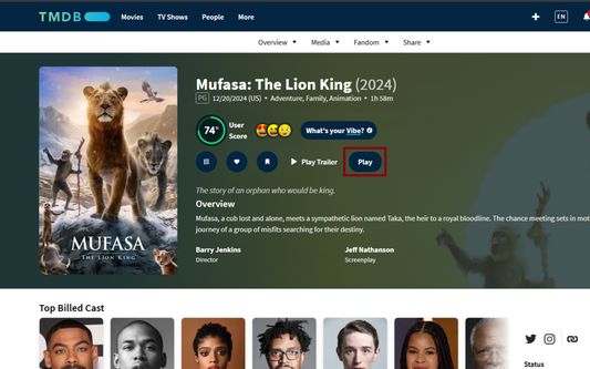 Custom Play Button for movies.