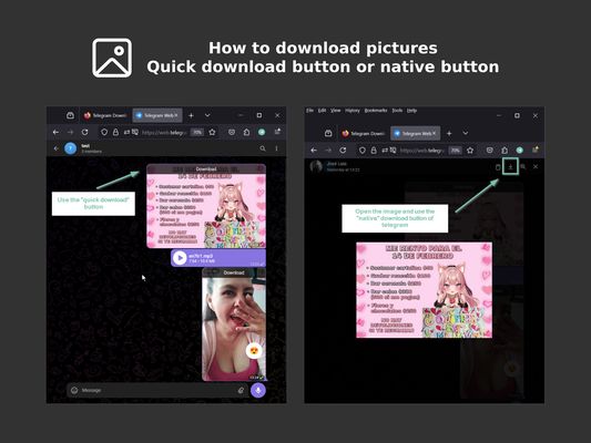 How to download pictures