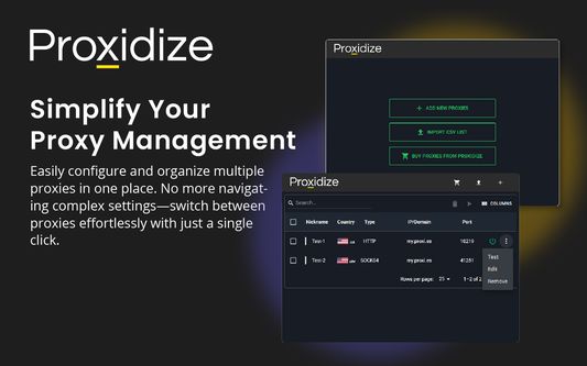 Simplify your proxy management