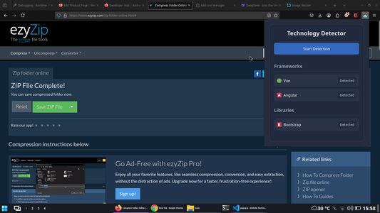 Unlock the technology used on ezyzip.com website