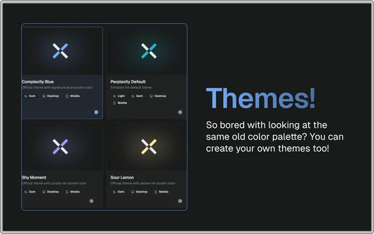Customize Perplexity UI