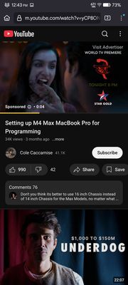 youtube dislike counter on mobile ( long video)